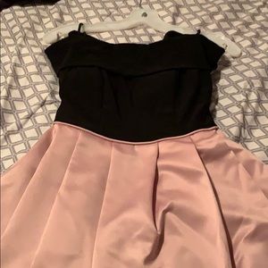 Black and pink prom dress. Worn only once.